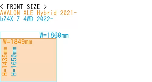 #AVALON XLE Hybrid 2021- + bZ4X Z 4WD 2022-